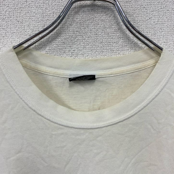 00s　PRIMAL　半袖プリントTシャツ　ヴィンテージ　白　ホワイト　Lサイズ カットソー メンズ コットン 古着