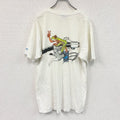 00s　PRIMAL　半袖プリントTシャツ　ヴィンテージ　白　ホワイト　Lサイズ カットソー メンズ コットン 古着