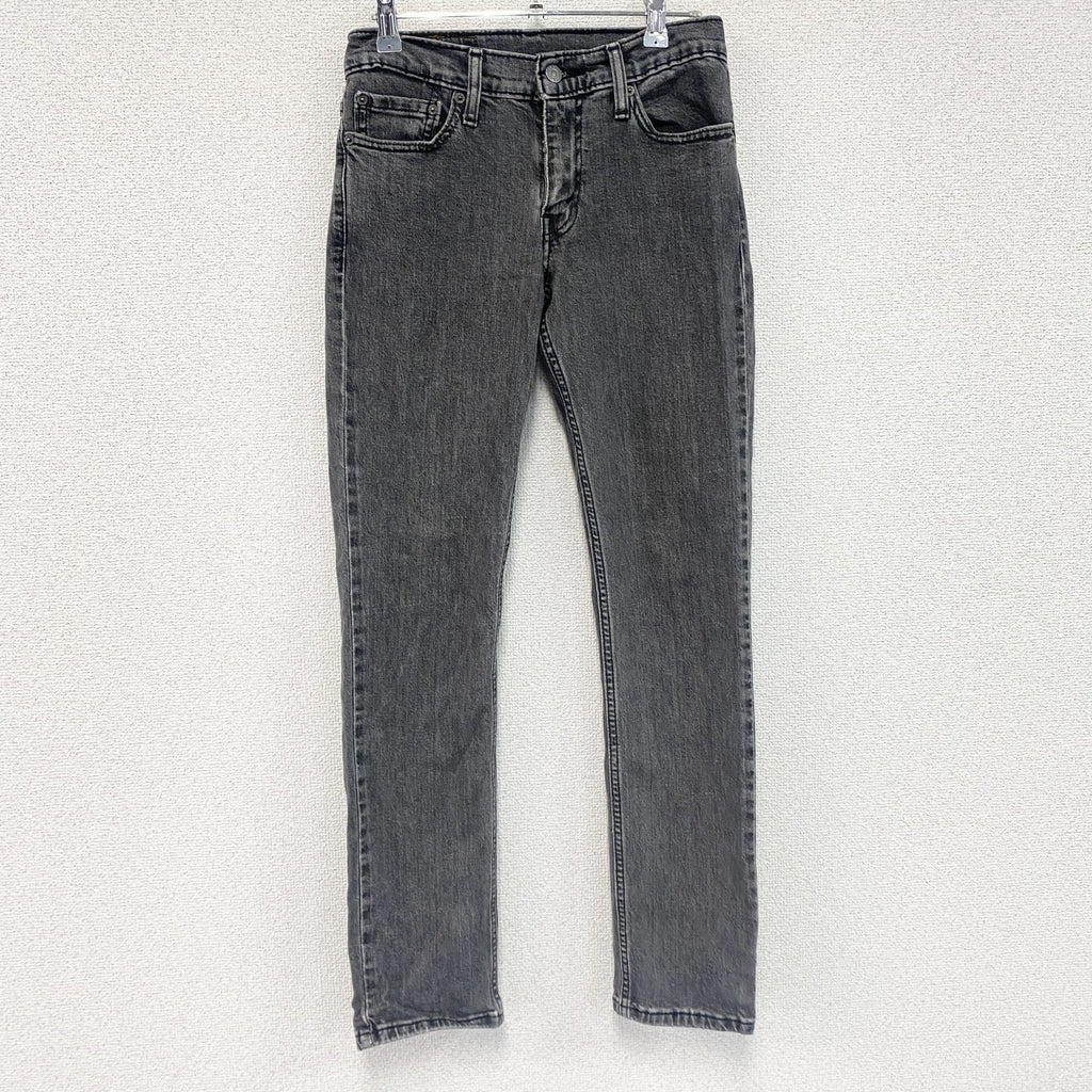 Levi’s　リーバイス　511　ブラックデニムパンツ/ジーンズ　ジップフライ　黒　ブラック　W28サイズ　古着
