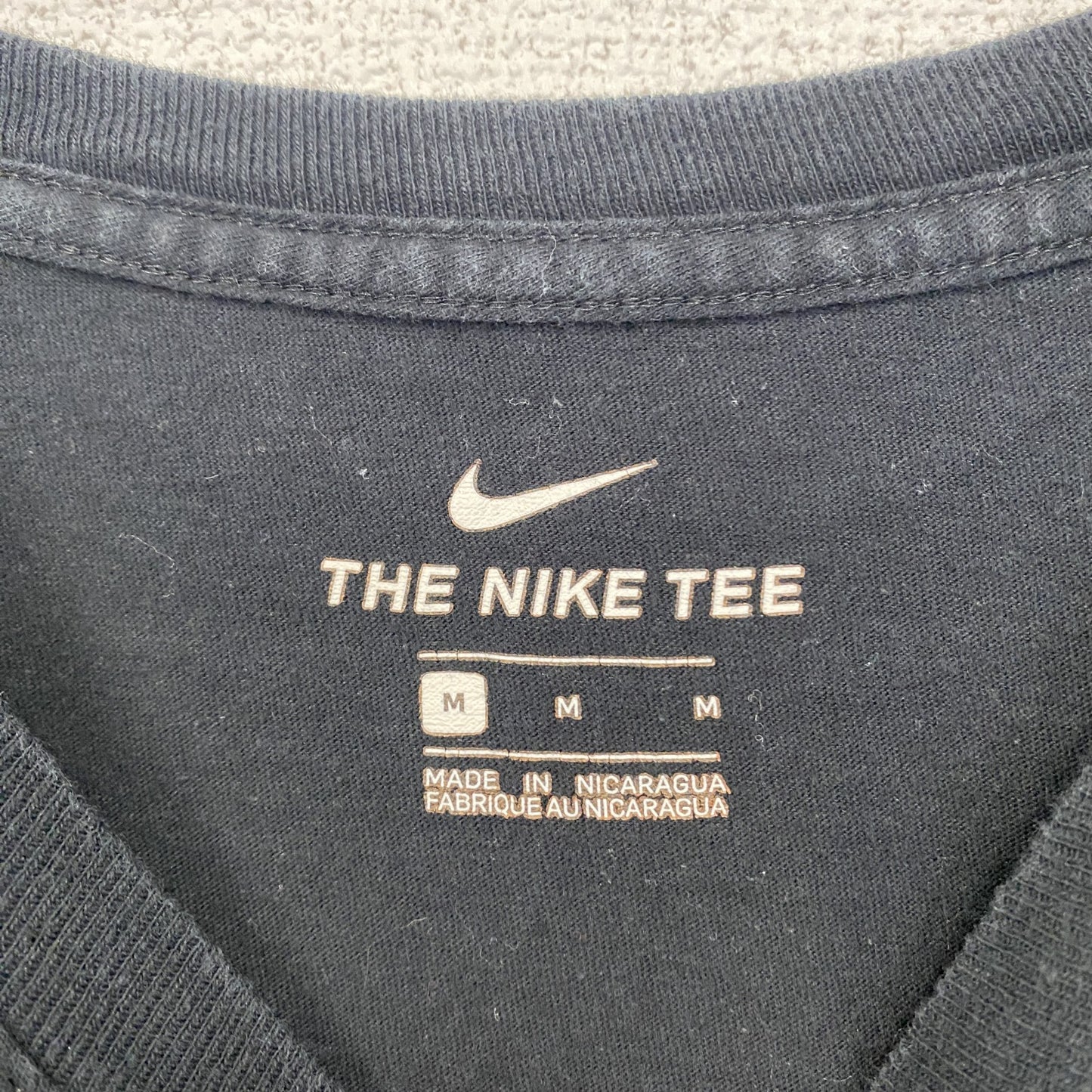 古着 used　NIKE　ナイキ　半袖プリントTシャツ　スポーツウェア　SPORTSWEAR　レトロ　ブラック　黒　Mサイズ