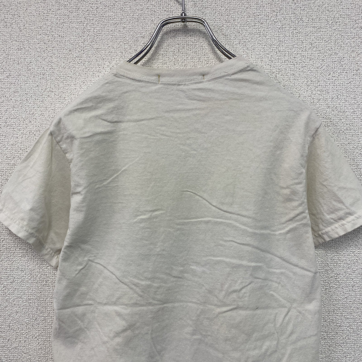 MANIBAN　半袖プリントTシャツ　人物T　白　ホワイト カットソー メンズ 古着