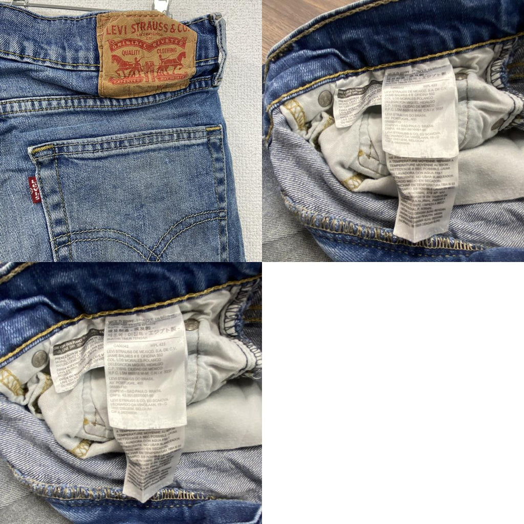 Levi’ｓ　リーバイス　511　デニムパンツ/ジーンズ　縦落ち　ジップフライ　インディゴ　W30サイズ　古着