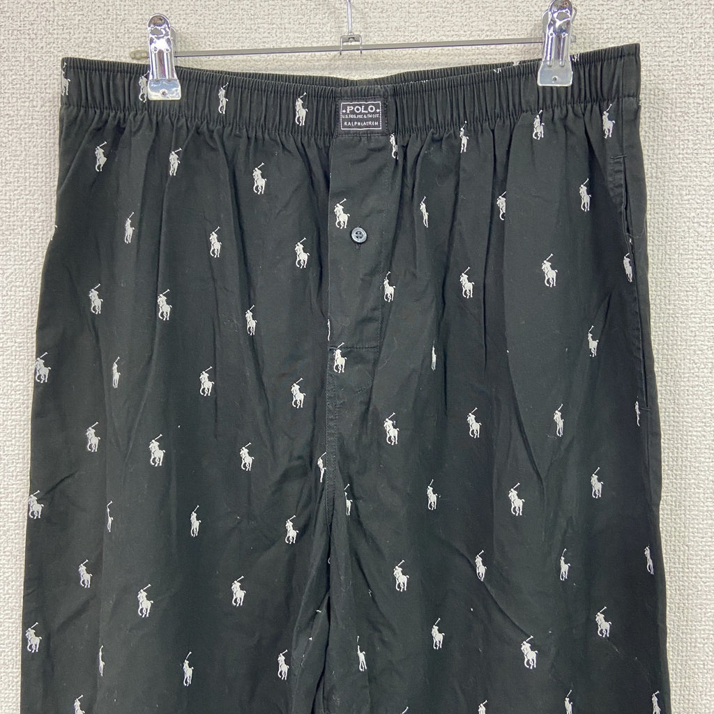POLO RALPH LAUREN　ポロラルフローレン　イージーパンツ　黒　ブラック　Mサイズ　古着