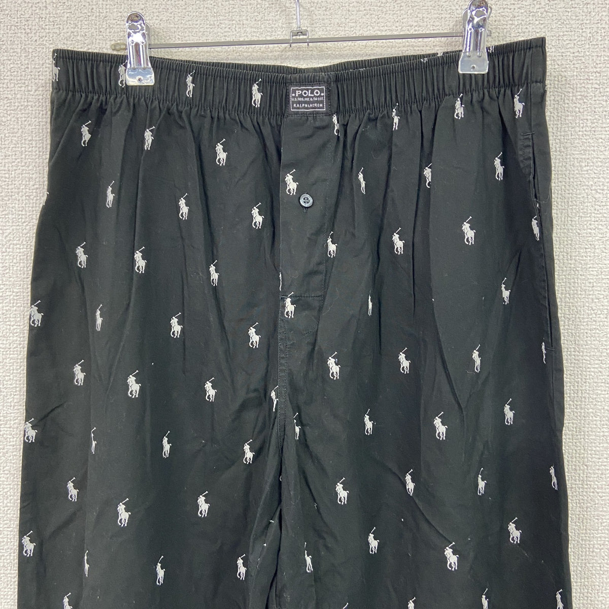 POLO RALPH LAUREN　ポロラルフローレン　イージーパンツ　黒　ブラック　Mサイズ　古着