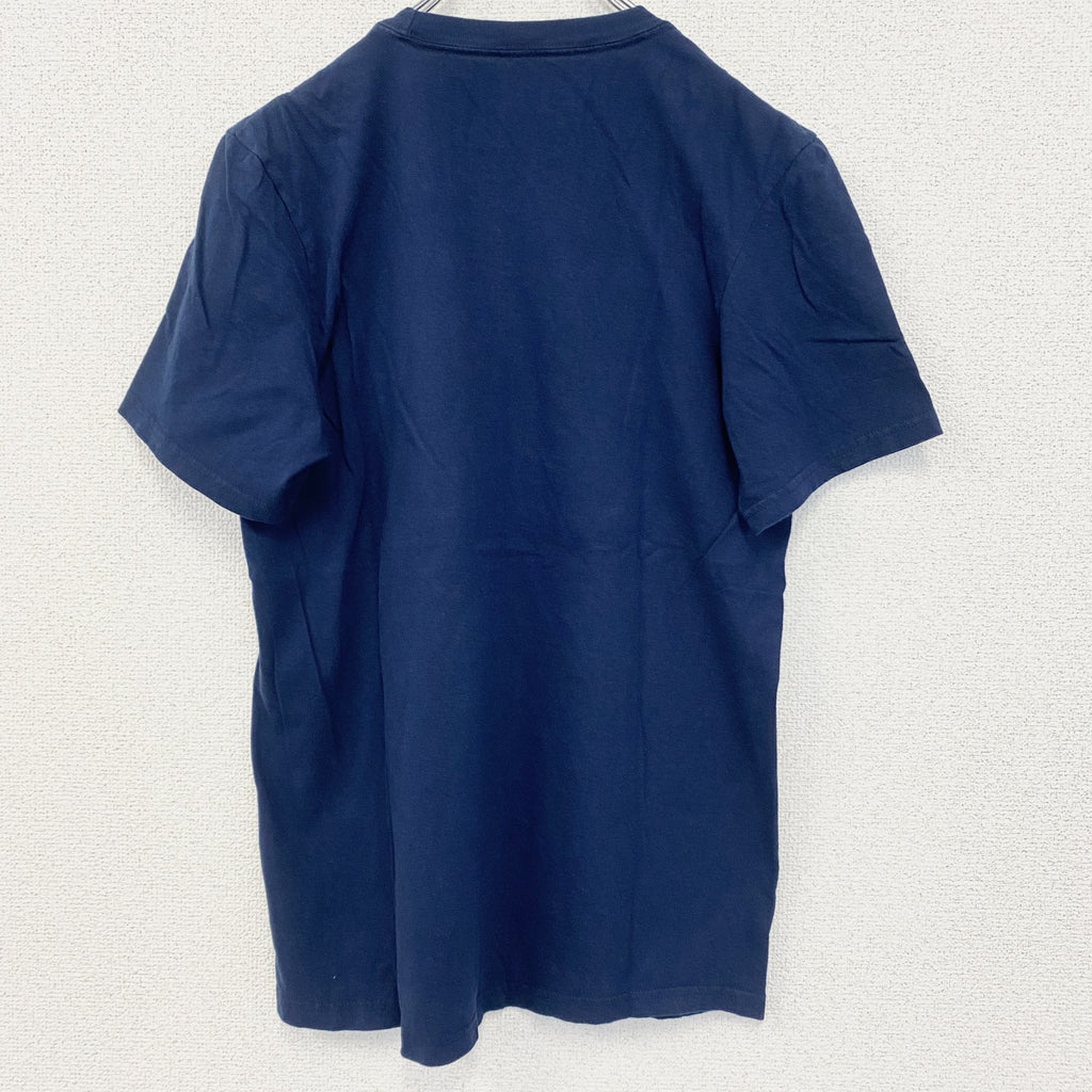 adidas　アディダス　半袖プリントTシャツ　RICHMOND　リッチモンド　ベースボール　ネイビー　紺　Ｓサイズ　古着