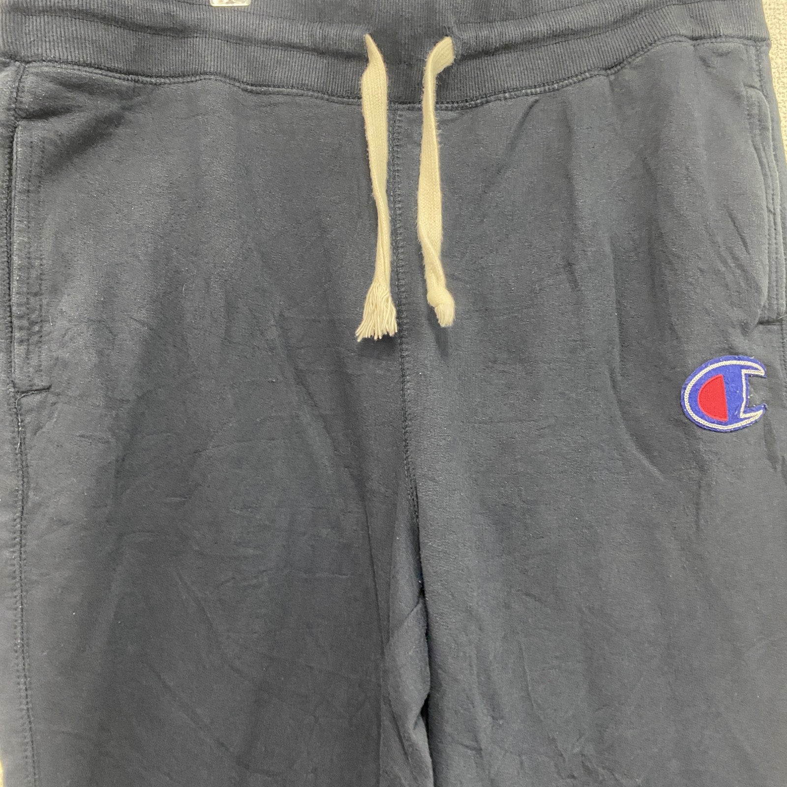 Champion　チャンピオン　リバースウィーブ　スウェットパンツ　ワンポイント　現行　黒　ブラック　Mサイズ　古着