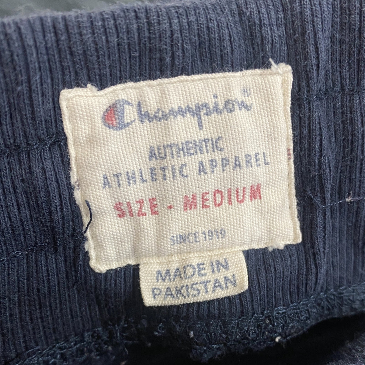 Champion　チャンピオン　リバースウィーブ　スウェットパンツ　ワンポイント　現行　黒　ブラック　Mサイズ　古着