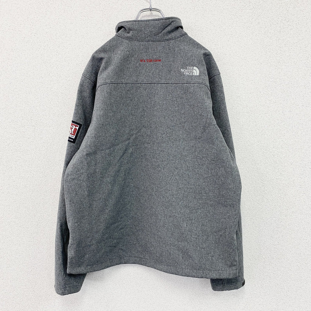 THE NORTH FACE　ザ・ノースフェイス　Apex Bionic Jacket　ソフトシェルジャケット　グレー　灰色　Lサイズ メンズ ポリエステル 古着