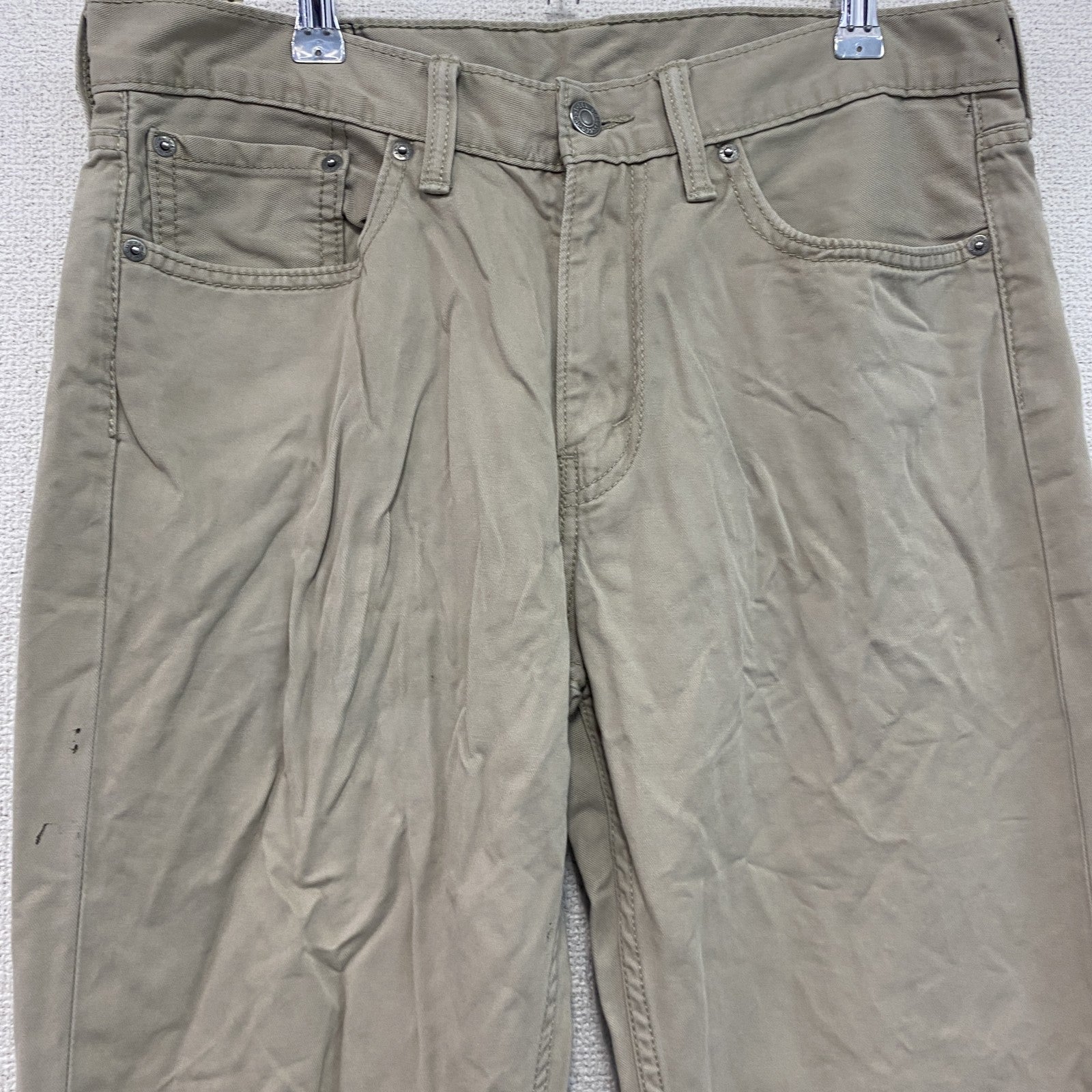 Levi’s　リーバイス　514　デニムパンツ/ジーンズ　ジップフライ　ベージュ　W33サイズ　古着