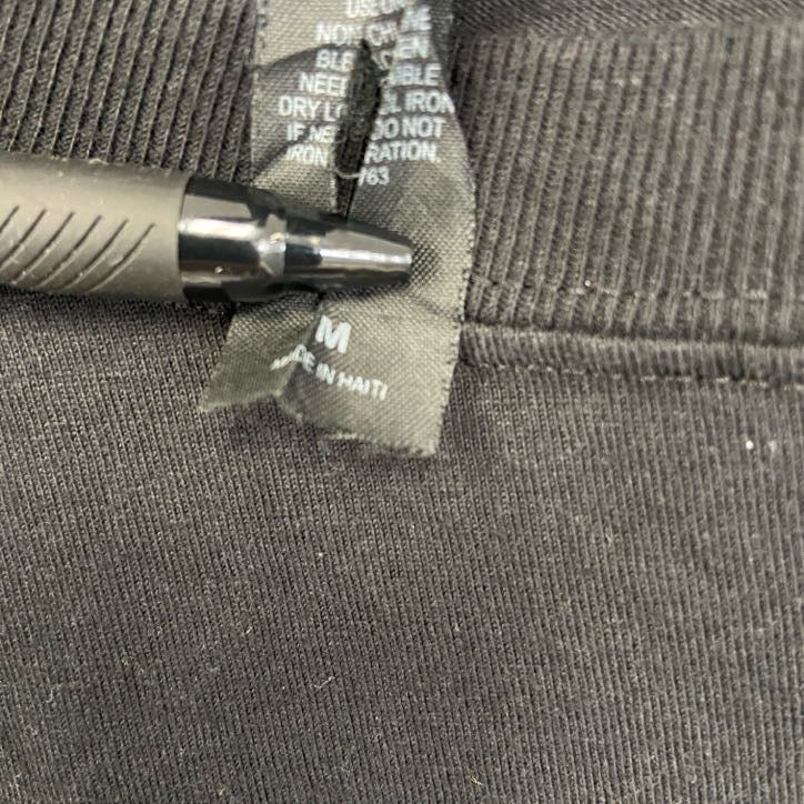 Hanes ヘインズ　半袖胸ポケット付きカレッジTシャツ　バックプリント　テキサス工科大学　黒　ブラック　Mサイズ　古着
