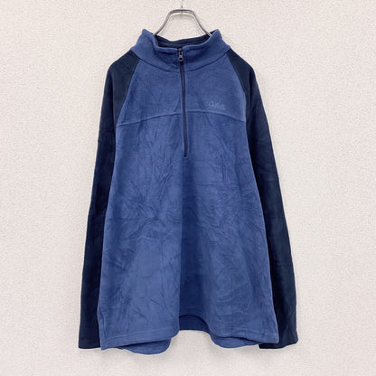 Cabela’ｓ　カベラス　ハーフジップフリースプルオーバージャケット/ボアジャケット　青　ブルー　XLサイズ