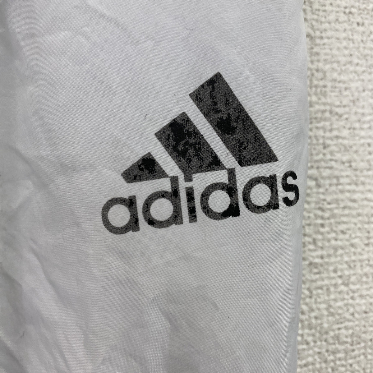 adidas　アディダス　トラックパンツ/ジャージパンツ　白　ホワイト　Lサイズ メンズ ポリエステル 古着