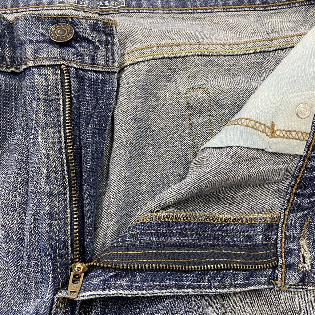 Levi’ｓ　リーバイス　デニムパンツ/ジーンズ　鬼ヒゲ　縦落ち　ジップフライ　インディゴ　古着