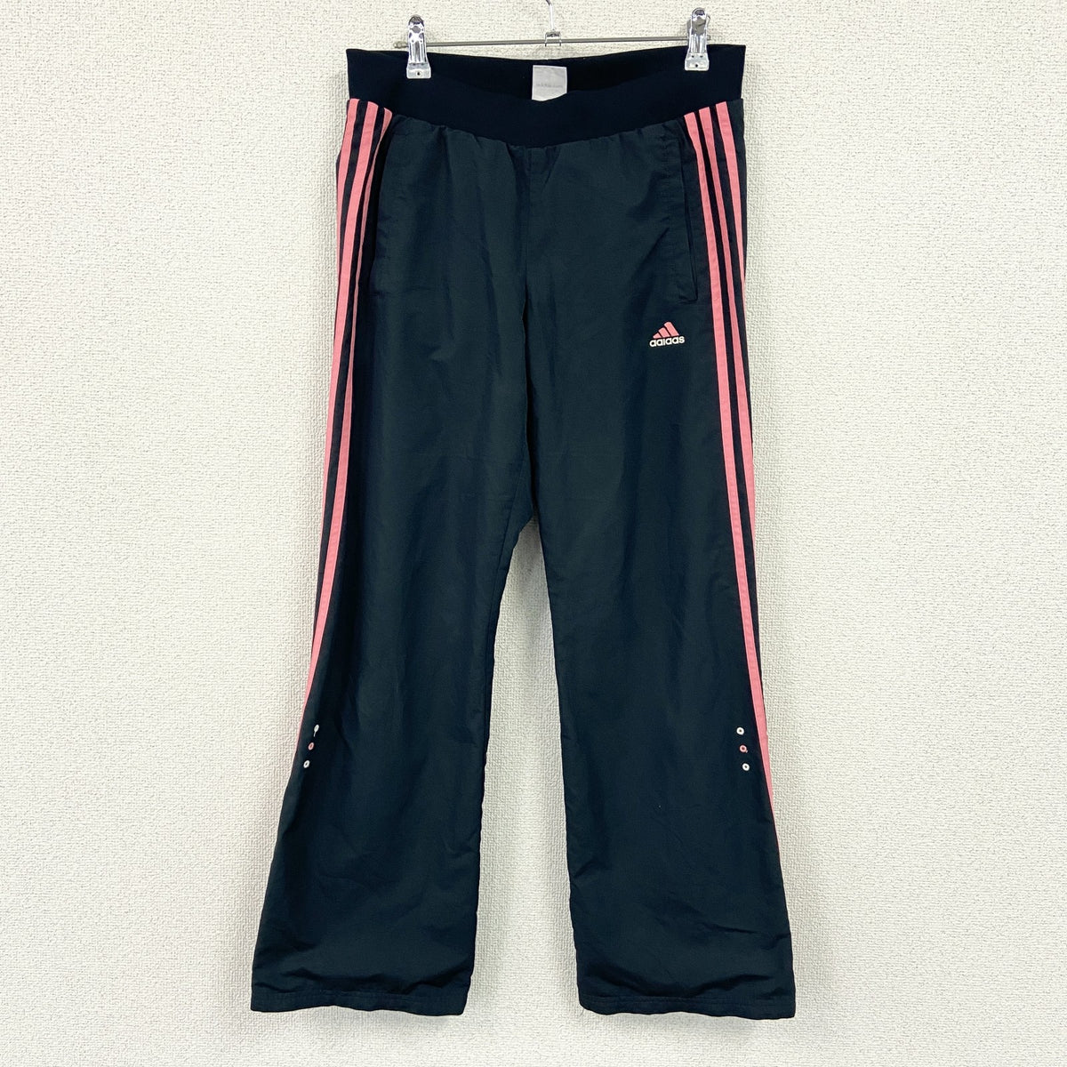adidas　アディダス　トラックパンツ/トレーニングパンツ　紺　ネイビー　Lサイズ　古着