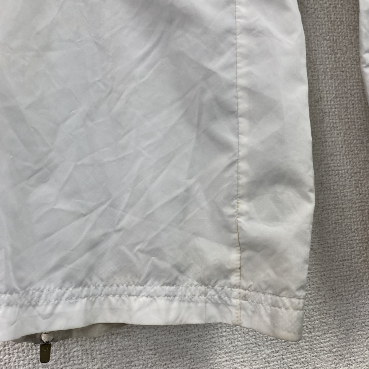 adidas　アディダス　トラックパンツ/ジャージパンツ　白　ホワイト　Lサイズ メンズ ポリエステル 古着