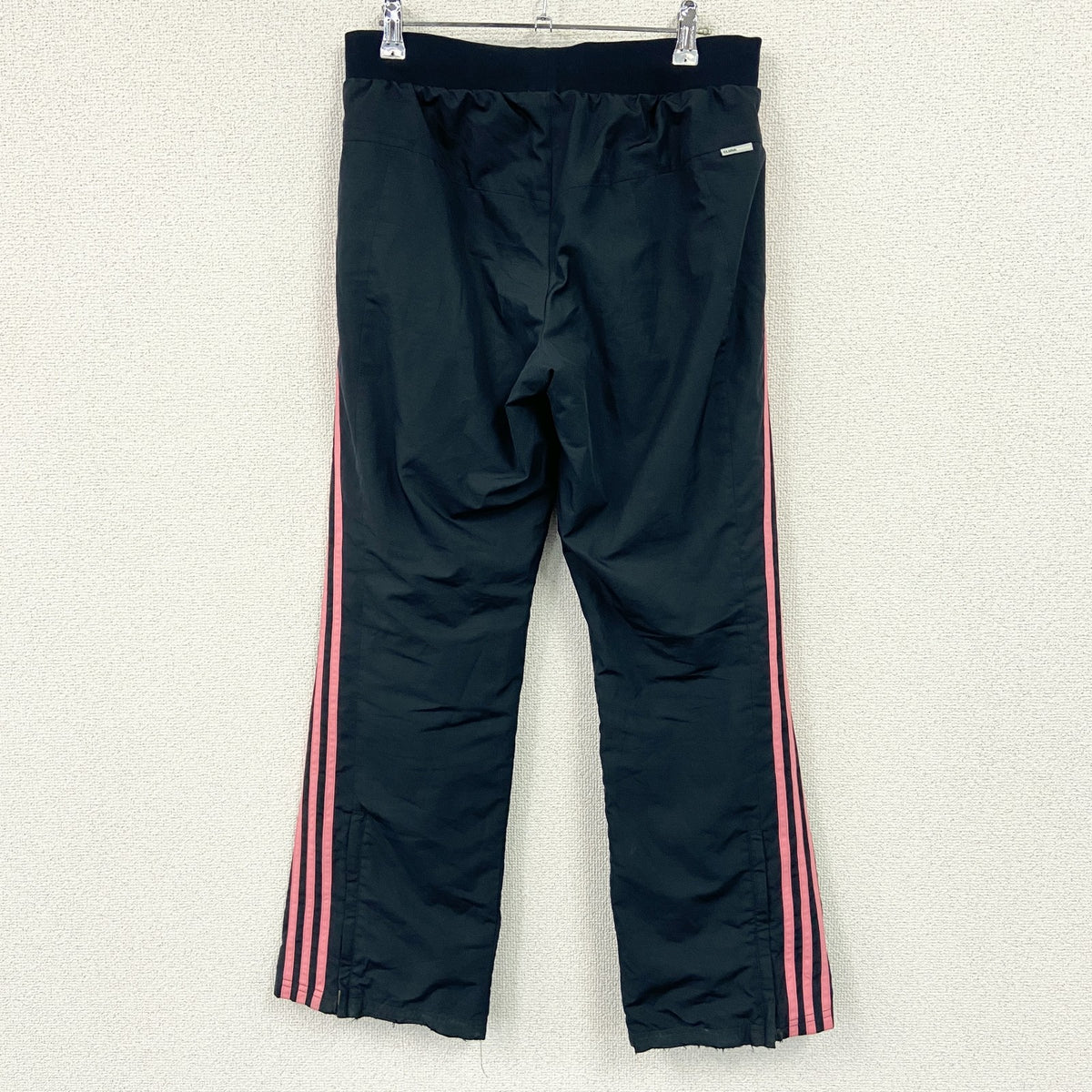 adidas　アディダス　トラックパンツ/トレーニングパンツ　紺　ネイビー　Lサイズ　古着