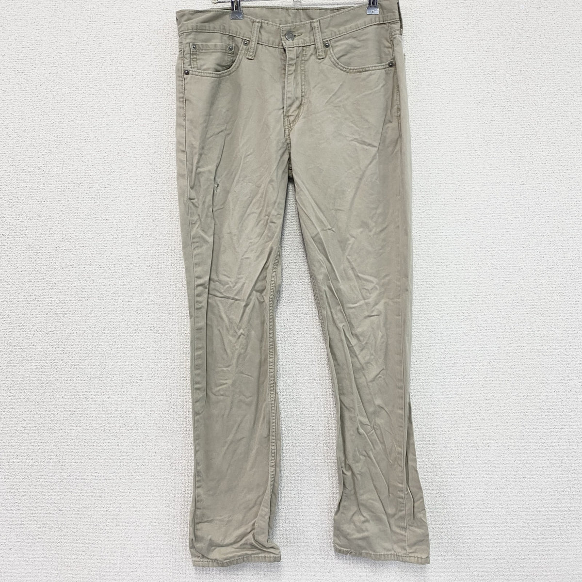 Levi’s　リーバイス　514　デニムパンツ/ジーンズ　ジップフライ　ベージュ　W32サイズ　古着