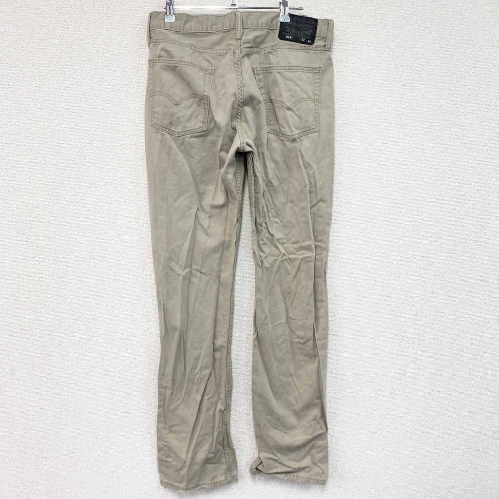 Levi’s　リーバイス　514　デニムパンツ/ジーンズ　ジップフライ　ベージュ　W32サイズ　古着