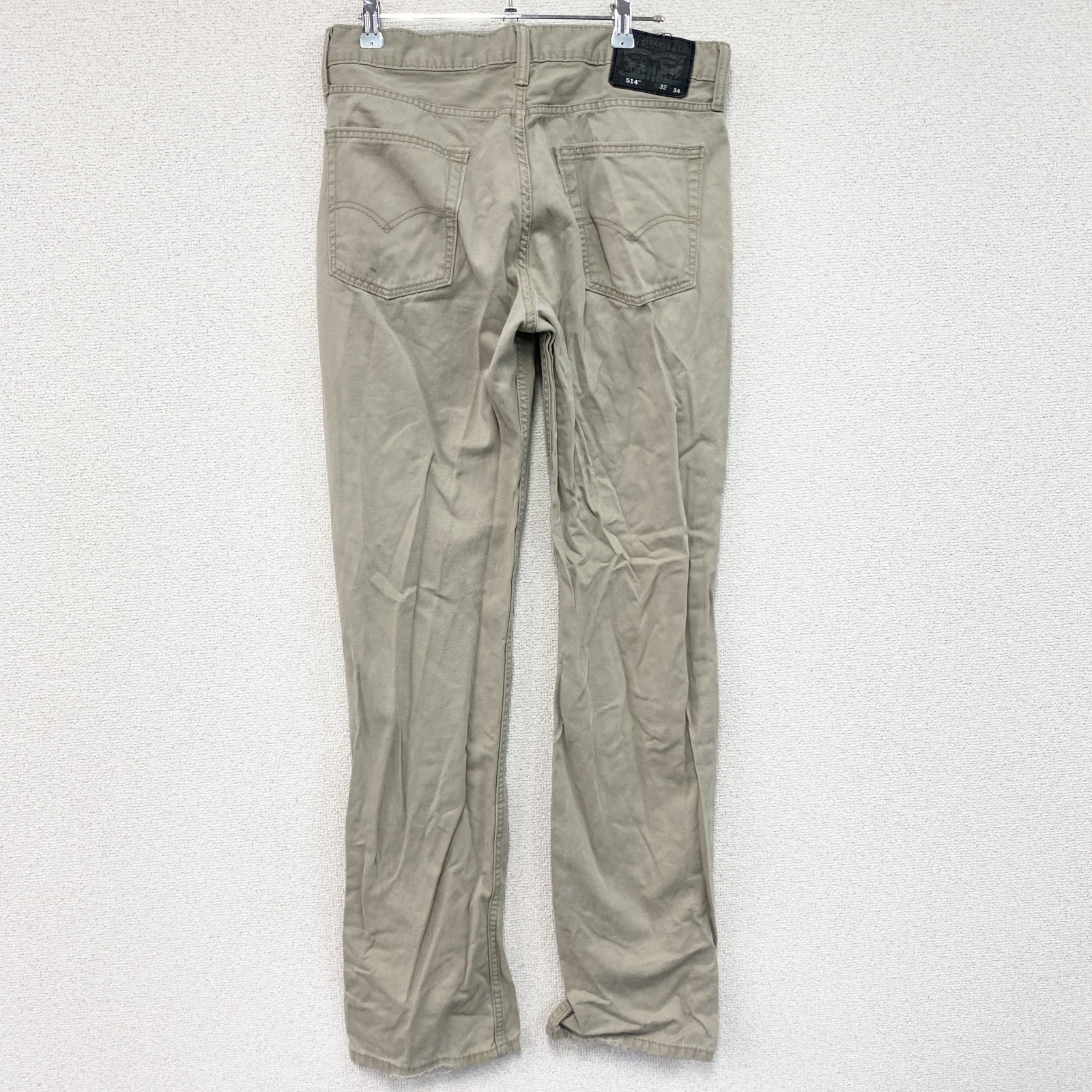 Levi’s　リーバイス　514　デニムパンツ/ジーンズ　ジップフライ　ベージュ　W32サイズ　古着
