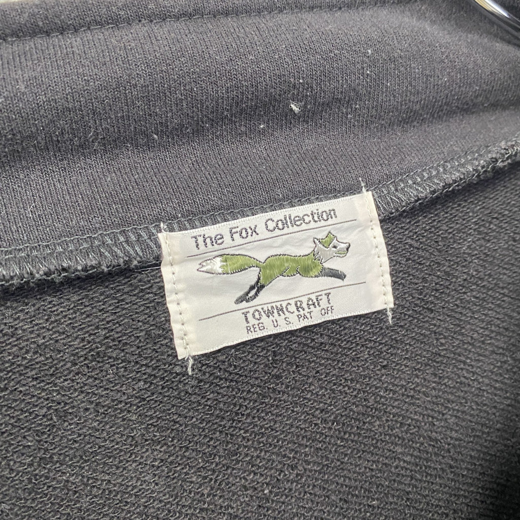 TOWN CRAFT×FREAK'S STORE　ハーフボタンスウェット/トレーナー　黒　ブラック　Lサイズ　古着