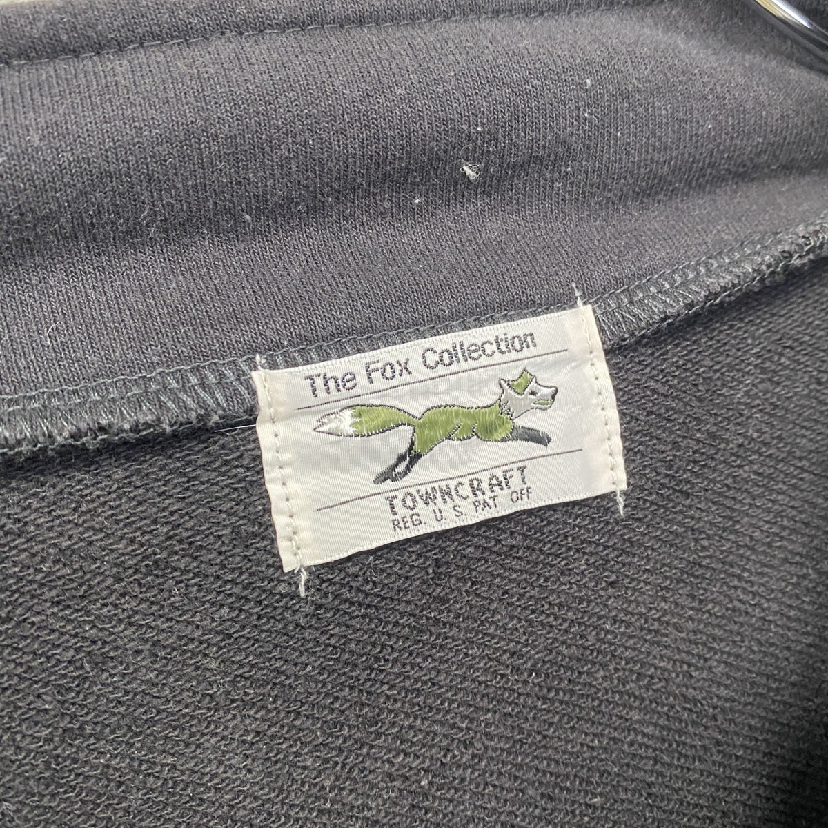 TOWN CRAFT×FREAK'S STORE　ハーフボタンスウェット/トレーナー　黒　ブラック　Lサイズ　古着