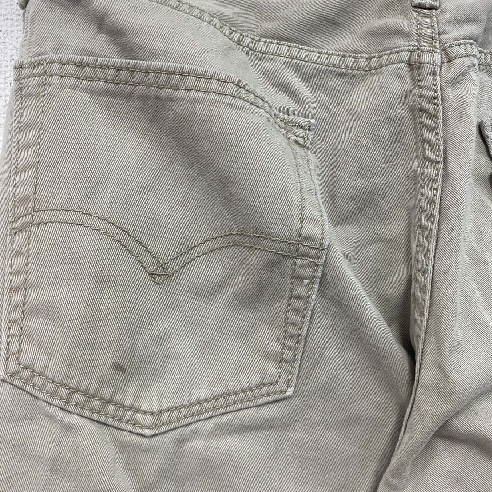 Levi’s　リーバイス　514　デニムパンツ/ジーンズ　ジップフライ　ベージュ　W32サイズ　古着