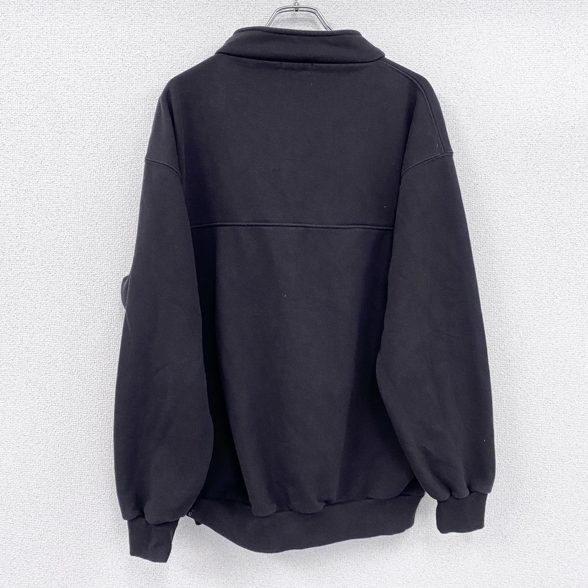 TOWN CRAFT×FREAK'S STORE　ハーフボタンスウェット/トレーナー　黒　ブラック　Lサイズ　古着