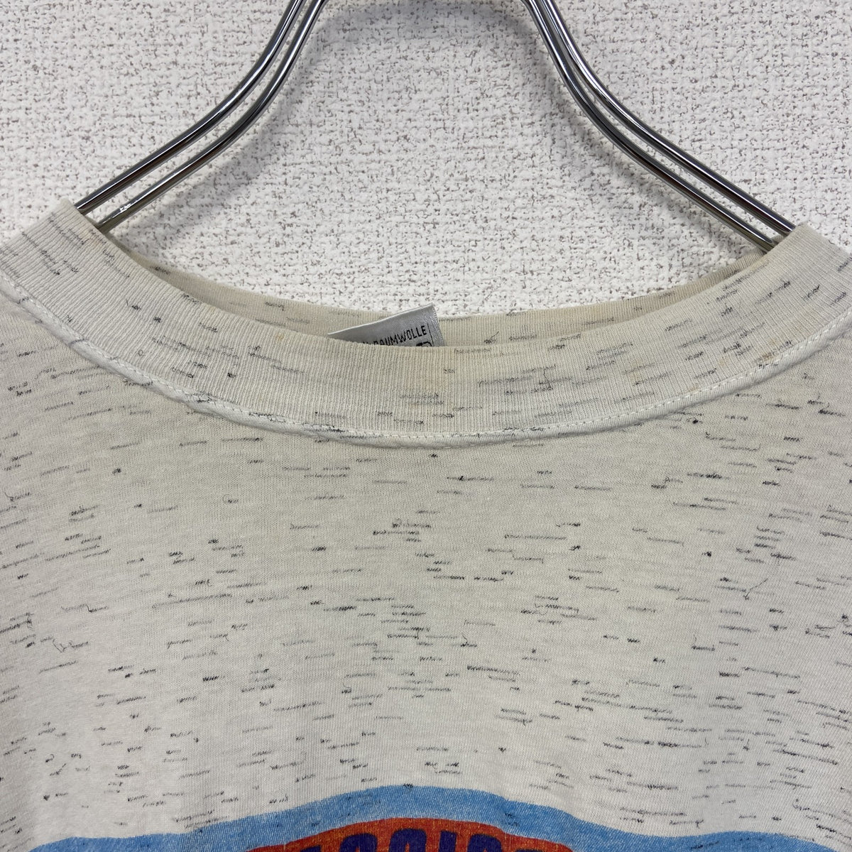 CRAZY LIFE　半袖プリントTシャツ　クラシックカー　車　旧車　クルーネック　レトロデザイン　白　ホワイト　Lサイズ　古着