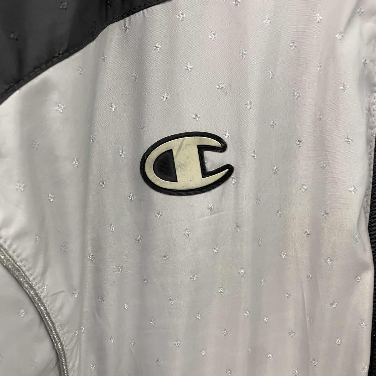 Champion　チャンピオン　フルジップジャケット　白　ホワイト　Oサイズ　古着