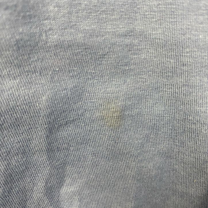 Hanes　ヘインズ　半袖プリントTシャツ　ミッキーマウス　ディズニーランド　レトロ　ブルー　青　Sサイズ　古着