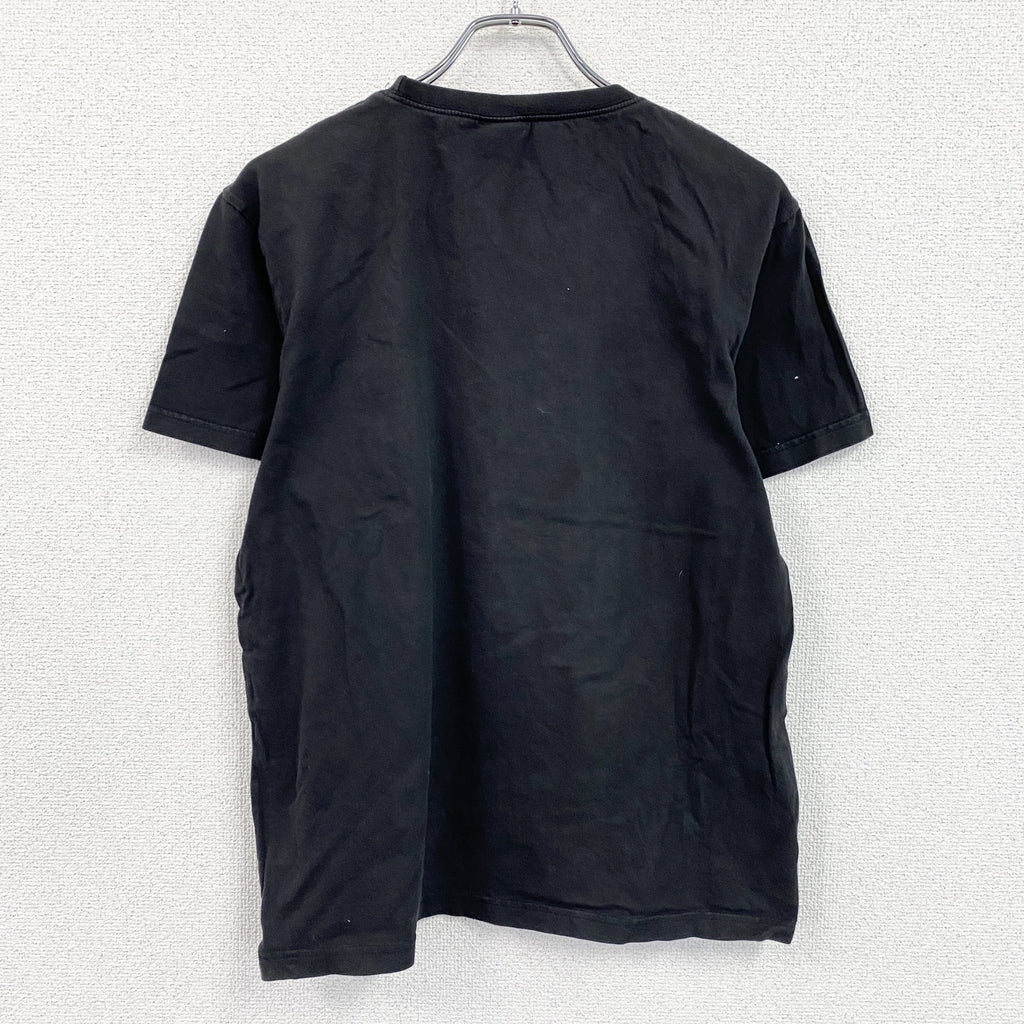 Quiksilver　クイックシルバー　半袖プリントTシャツ　黒　ブラック　XLサイズ　　古着