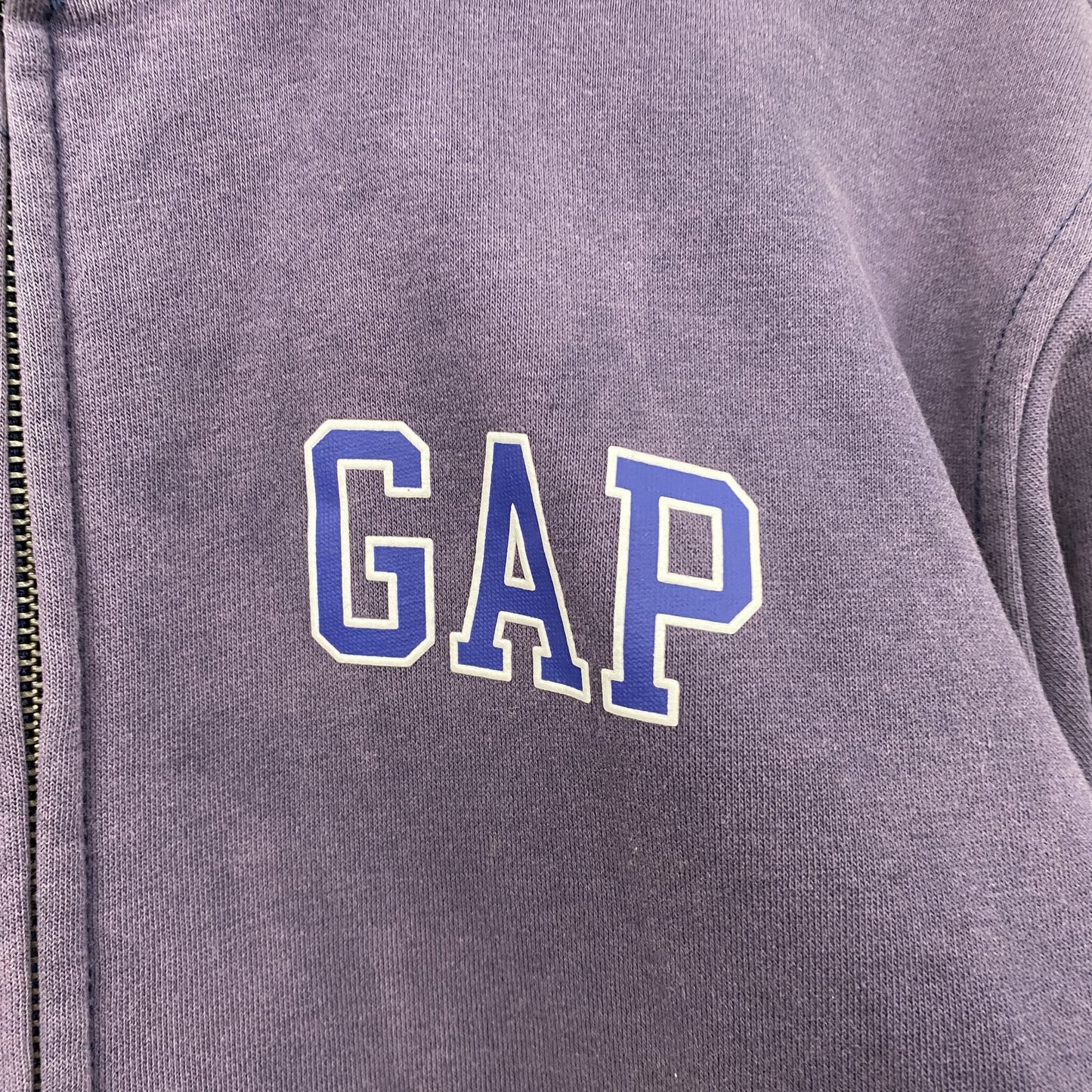 GAP　ギャップ　フルジップスウェットジャケット　マルチカラー　紺　ネイビー　Lサイズ