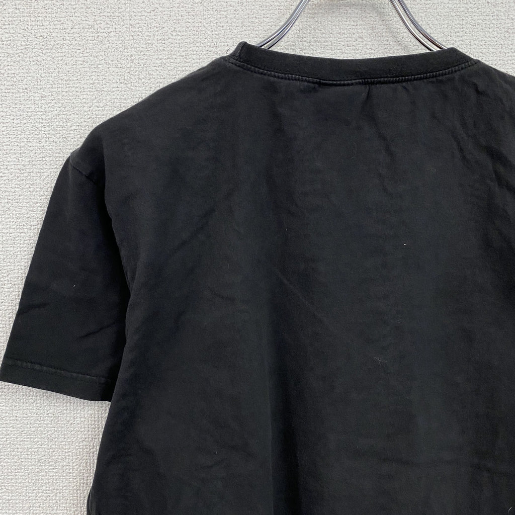 Quiksilver　クイックシルバー　半袖プリントTシャツ　黒　ブラック　XLサイズ　　古着