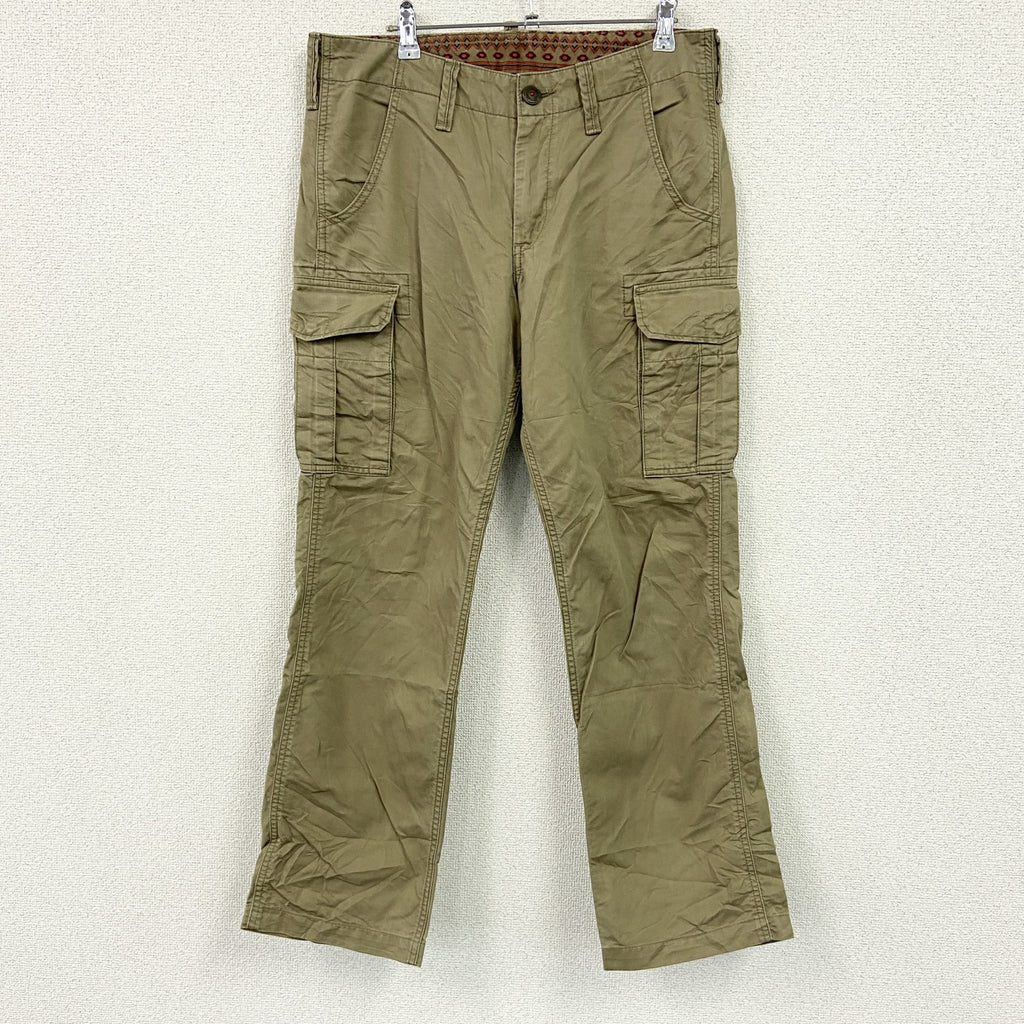 EDWIN　エドウィン　K46001　カーゴパンツ　ジップフライ　ベージュ　Mサイズ　古着