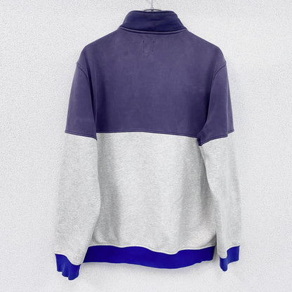 GAP　ギャップ　フルジップスウェットジャケット　マルチカラー　紺　ネイビー　Lサイズ