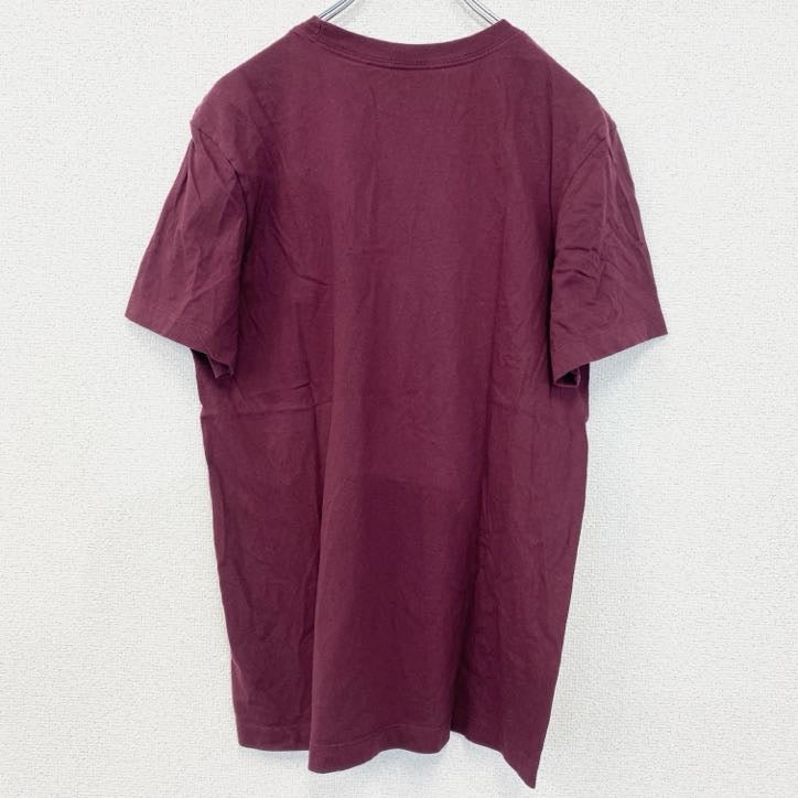 古着　used　NIKE　ナイキ　半袖プリントTシャツ　クルーネック　ジョーダン　BALL　IN　ワインレッド　赤　Sサイズ