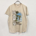 GILDAN　ギルダン　半袖プリントTシャツ　Bahamas　ベージュ　Lサイズ カットソー メンズ コットン 古着