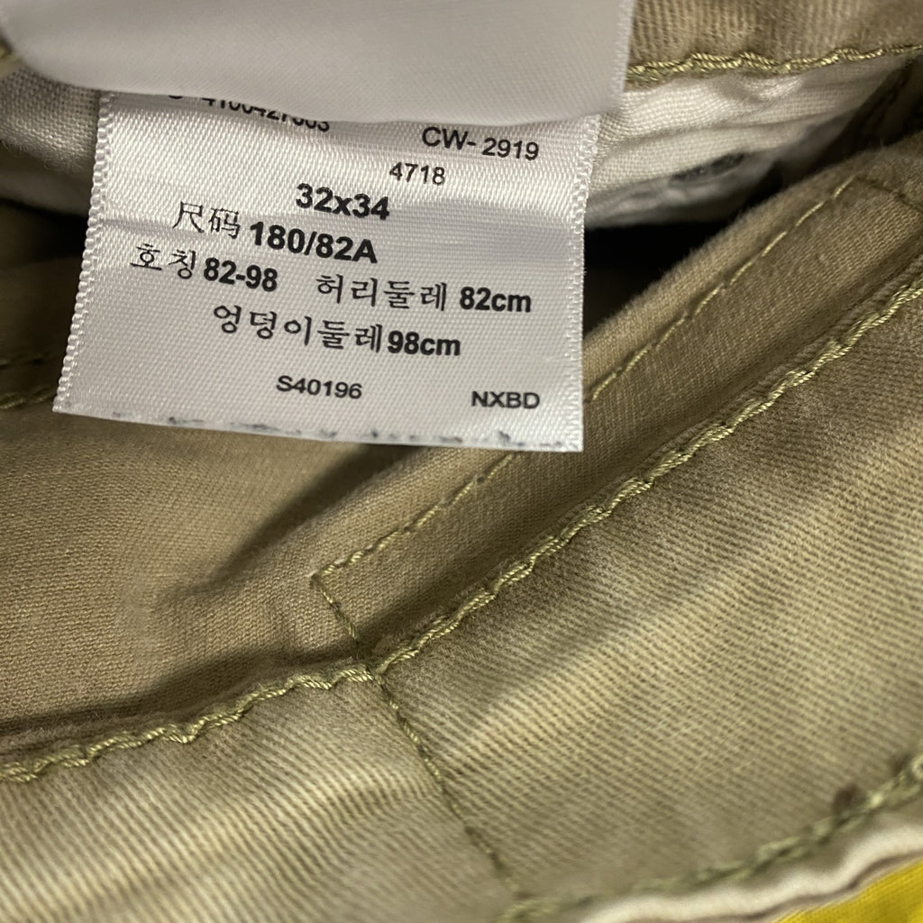 Levi’s　リーバイス　チノパンツ　ジップフライ　ベージュ　W32サイズ メンズ コットン 古着