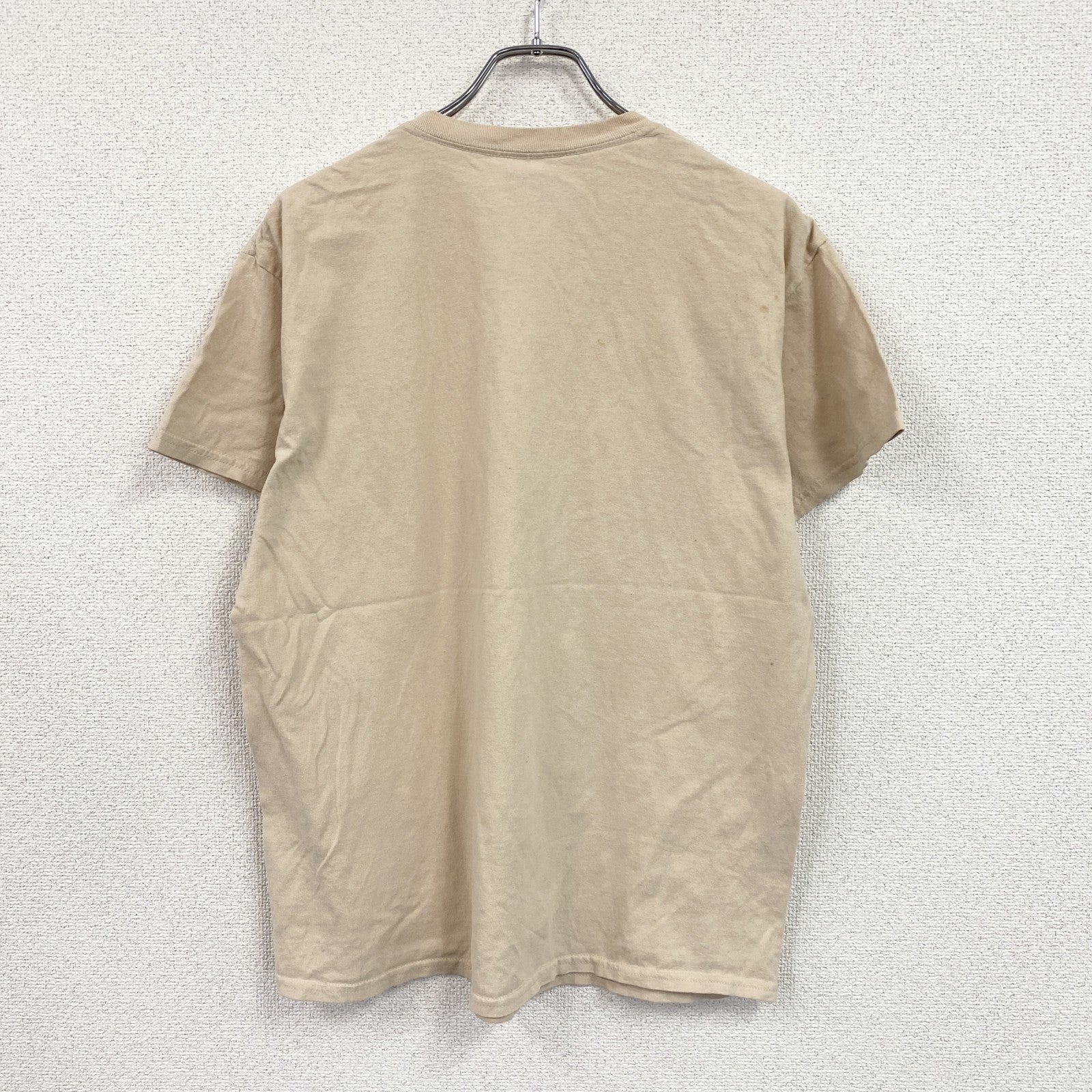 GILDAN　ギルダン　半袖プリントTシャツ　Bahamas　ベージュ　Lサイズ カットソー メンズ コットン 古着
