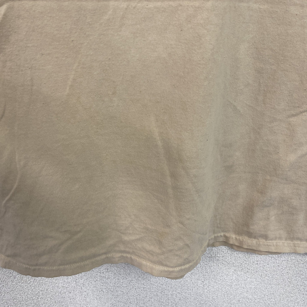 GILDAN　ギルダン　半袖プリントTシャツ　Bahamas　ベージュ　Lサイズ カットソー メンズ コットン 古着