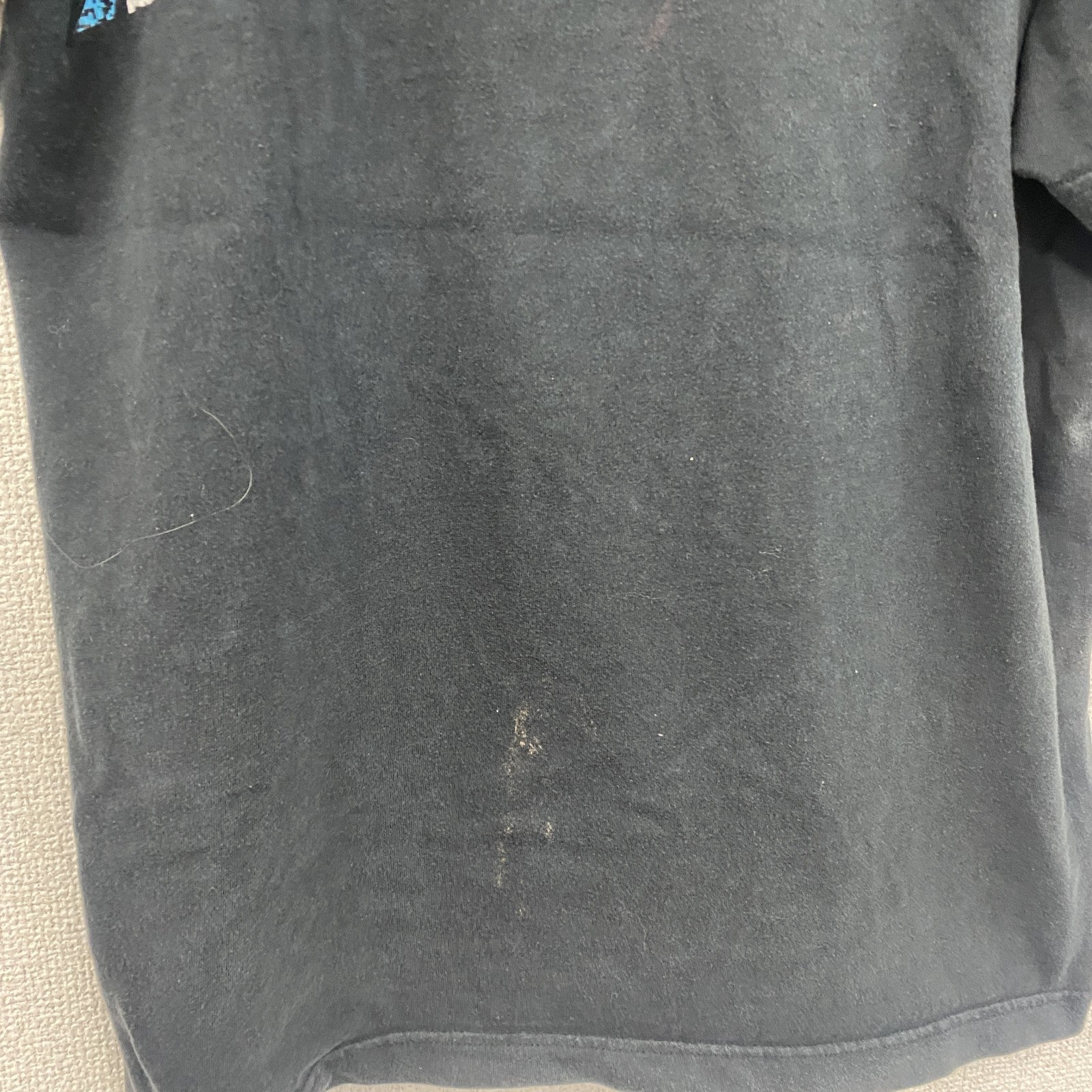 RUSTY　ラスティ　半袖プリントTシャツ　サーフィン　サーファー　デカロゴ　両面プリント　黒　ブラック　Lサイズ　古着