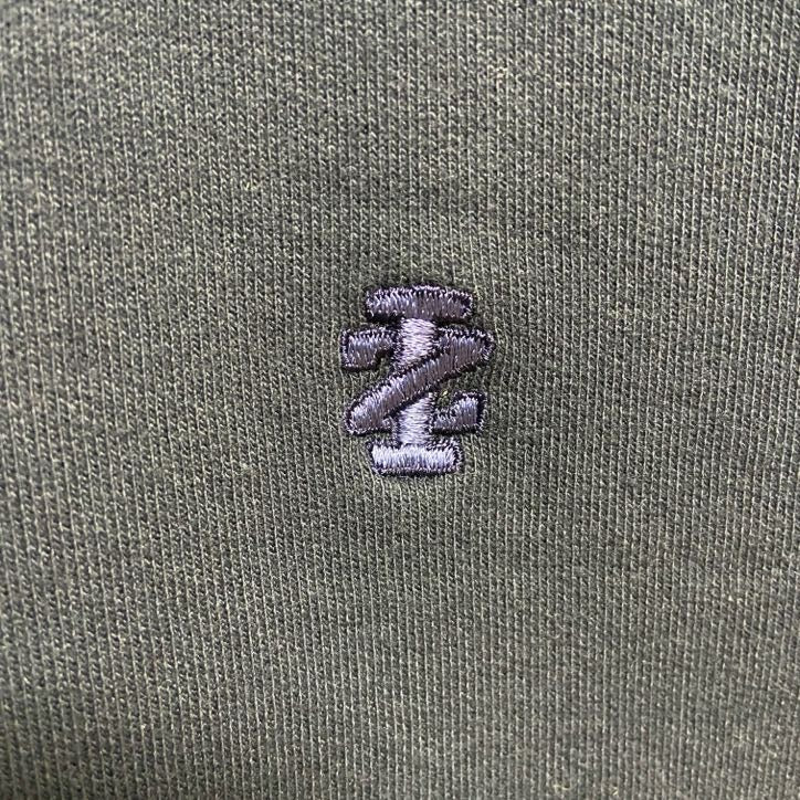 IZOD　アイゾッド　長袖ハーフジップワンポイント刺繍スウェット　トレーナー　水色　オーバーサイズ　XLサイズ　古着