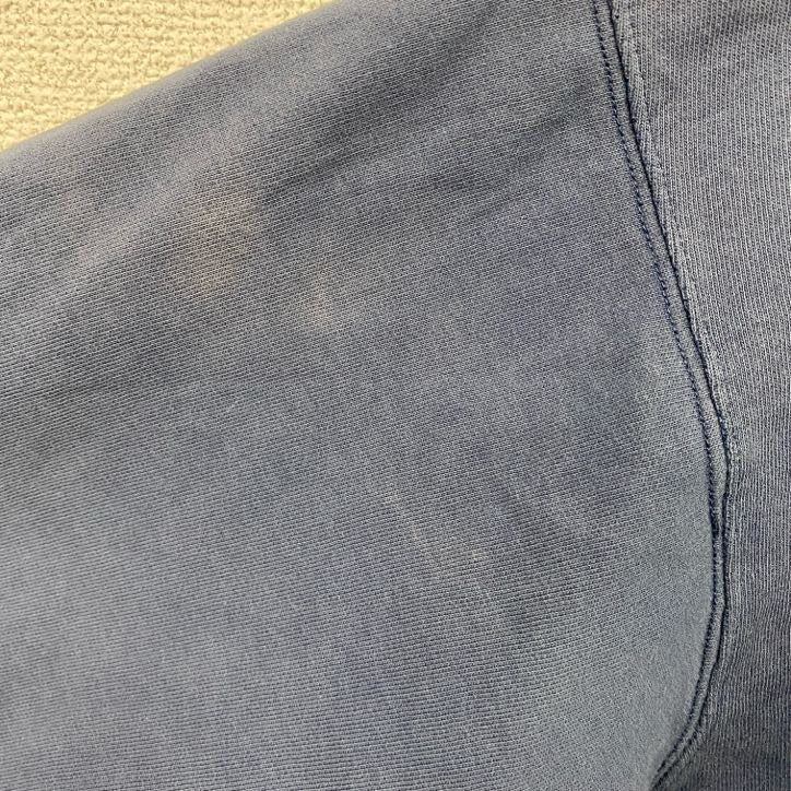 90s　NIKE　ナイキ　スウェット/トレーナー　ヴィンテージ　前V　ワッペン　紺　ネイビー　L(14-16)サイズ