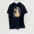 GILDAN　ギルダン　半袖プリントTシャツ　ジャック・オー・ランタン　パンプキン　ハロウィン　黒　ブラック　Mサイズ　古着