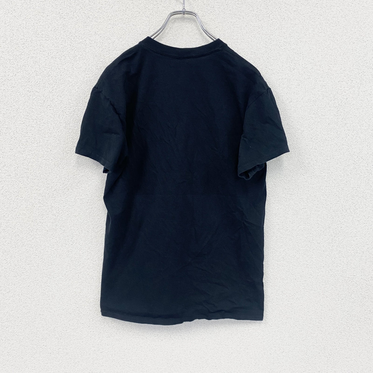 GILDAN　ギルダン　半袖プリントTシャツ　ジャック・オー・ランタン　パンプキン　ハロウィン　黒　ブラック　Mサイズ　古着
