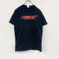 PORT&COMPANY　半袖プリント企業Tシャツ　MIAT College of Technology　黒　ブラック　Sサイズ　古着