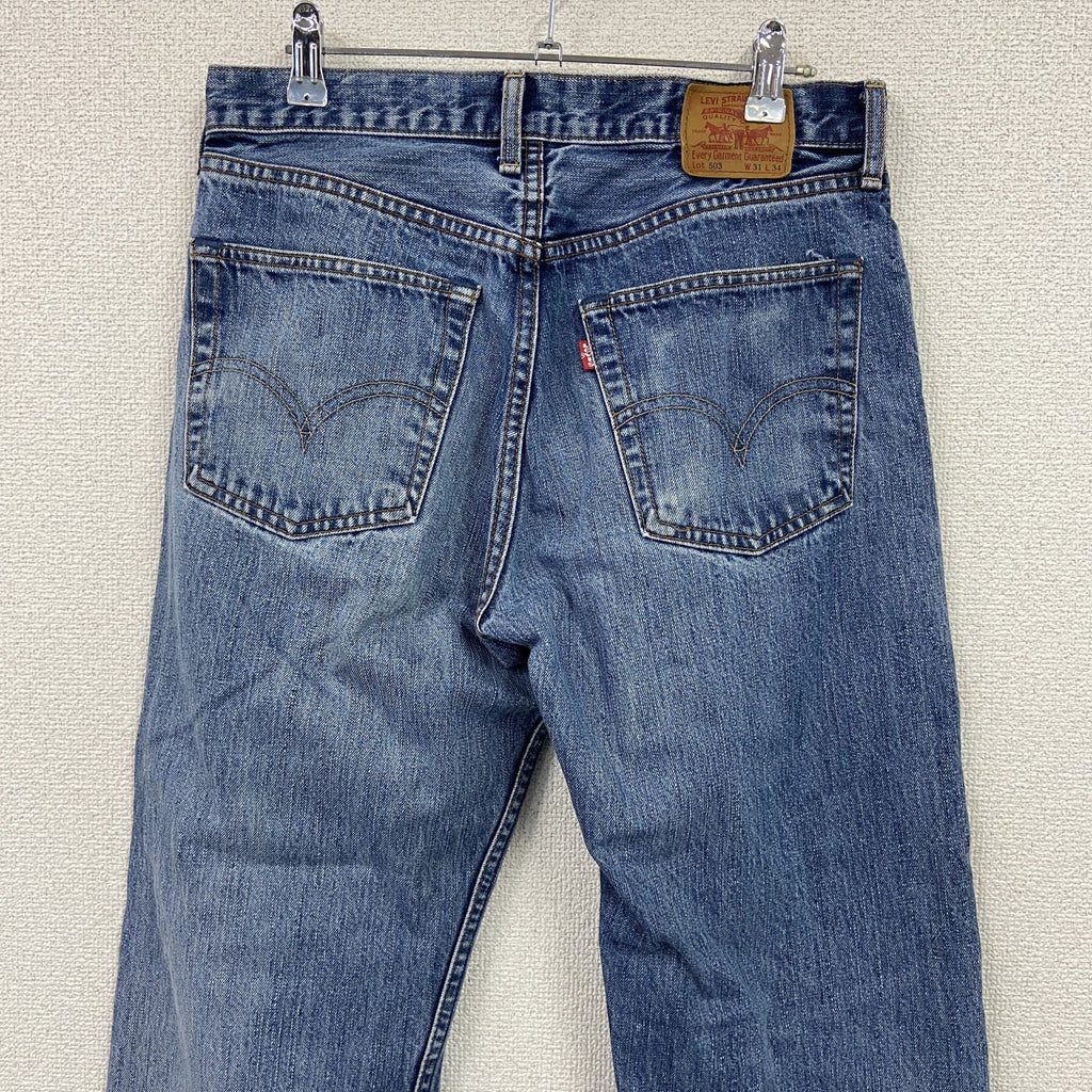 Levi's　リーバイス　503　デニムパンツ/ジーンズ　ジップフライ　インディゴ　W31サイズ　古着