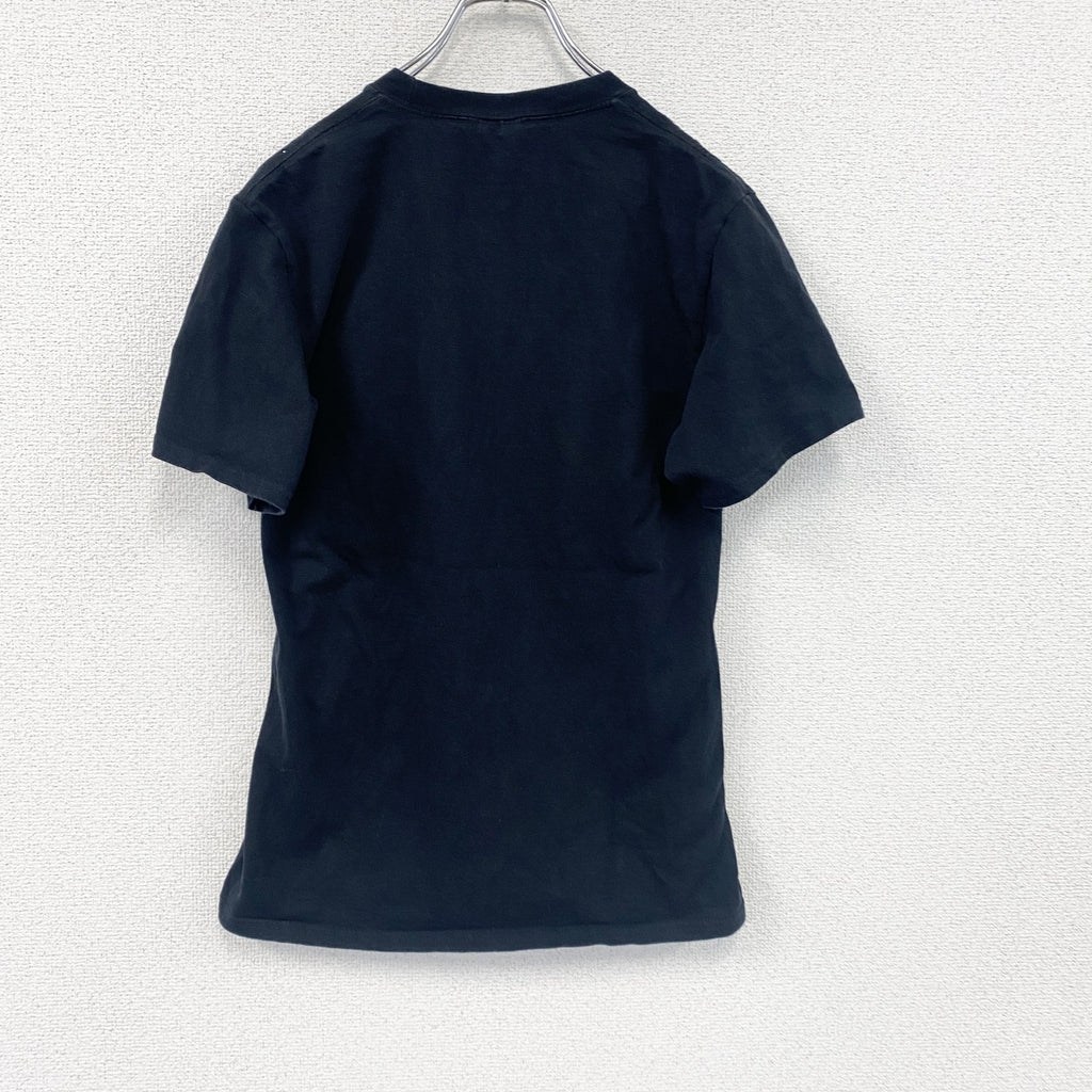 PORT&COMPANY　半袖プリント企業Tシャツ　MIAT College of Technology　黒　ブラック　Sサイズ　古着