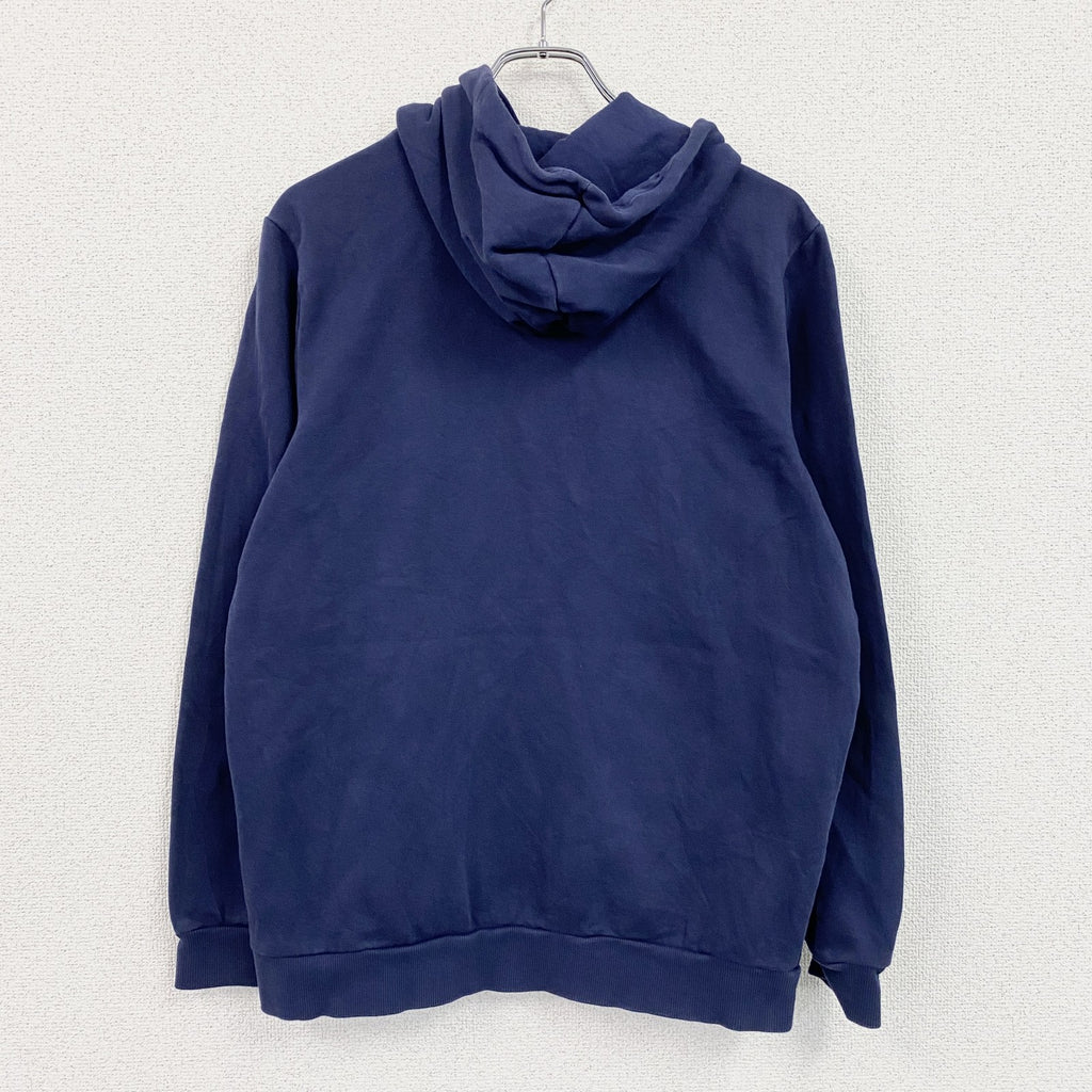 PUMA　プーマ　スウェットパーカー/フーディー　紺　ネイビー　Mサイズ トレーナー スウェットトップス フード付き 古着