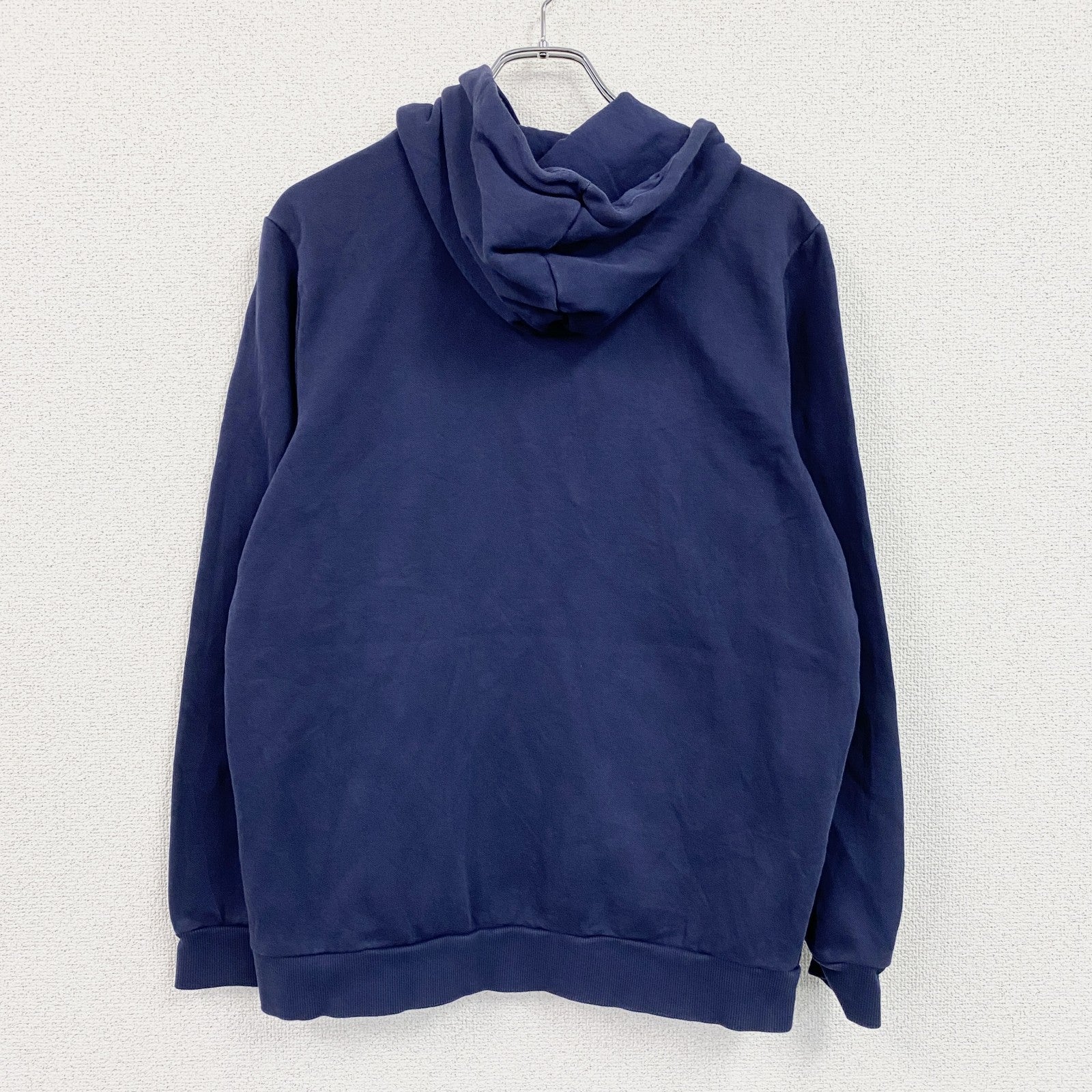 PUMA　プーマ　スウェットパーカー/フーディー　紺　ネイビー　Mサイズ トレーナー スウェットトップス フード付き 古着